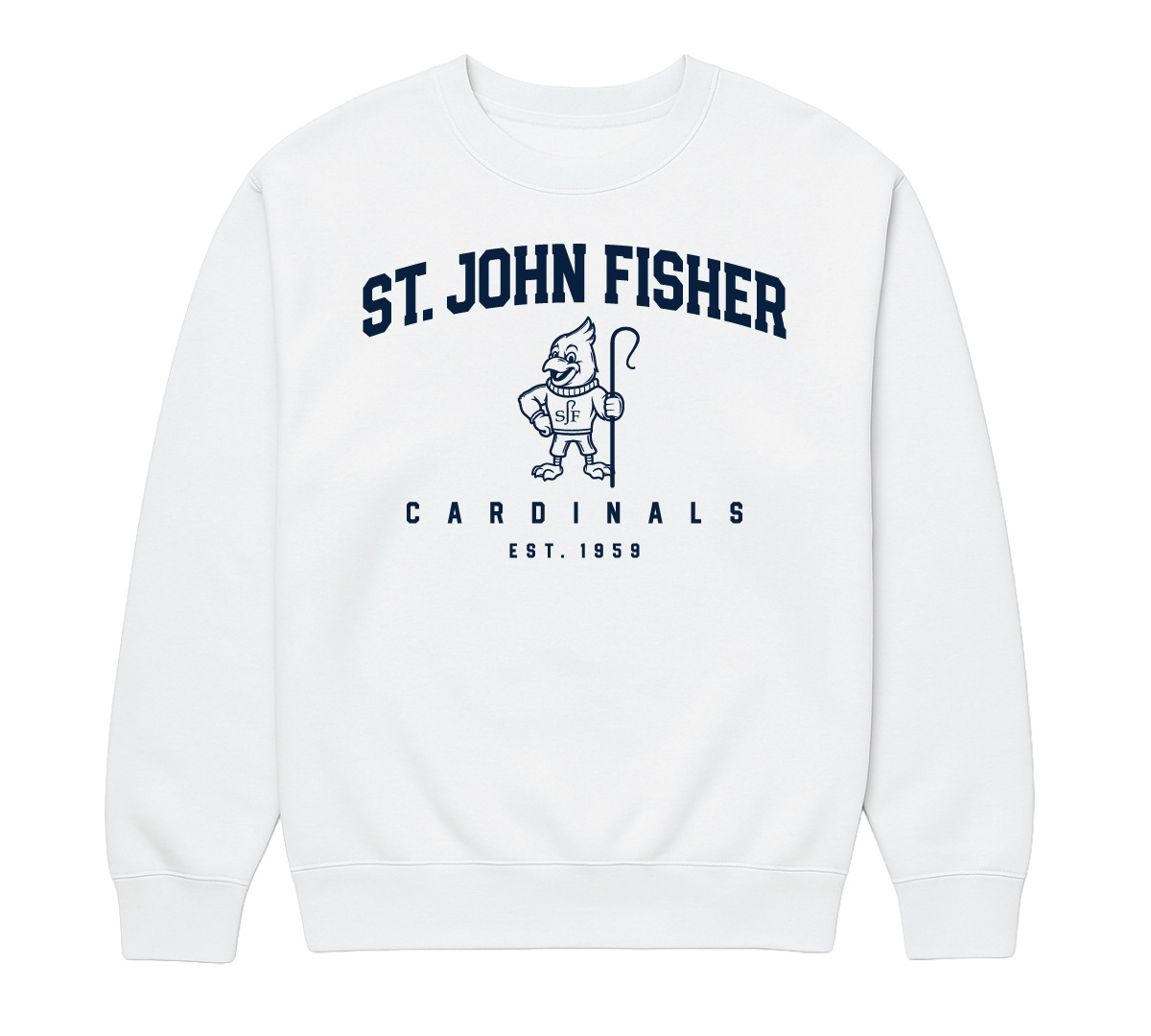 Heritage Crest Crew Neck - Navy Graphic