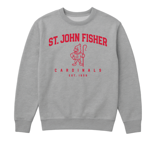Heritage Crest Crew Neck - Red Graphic