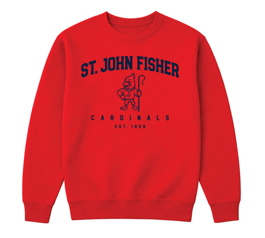 Heritage Crest Crew Neck - Navy Graphic