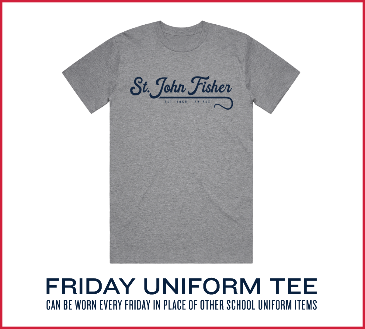 Script With Staff Friday Uniform Tee - Youth and Adult Unisex