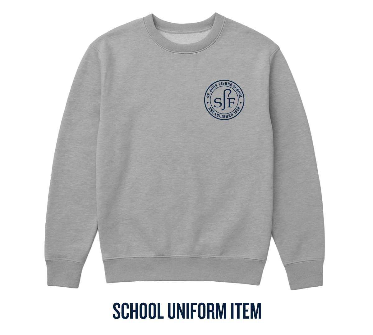 Uniform Crew Neck - Grey (adult sizes)